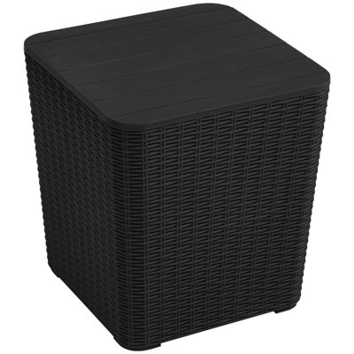 12 Gallons Water Resistant Resin Deck Box by Edrosie Inc