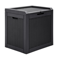 Edrosie Inc 32 Gallon Water Resistant Resin Lockable Deck Box by Edrosie Inc