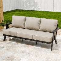 Aluminum Outdoor Patio Sofa Couch with Cushions by EAGLE PEAK