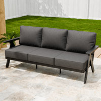 Aluminum Outdoor Patio Sofa Couch with Cushions by EAGLE PEAK