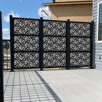 Metal Decorative Fence Panel by e-Joy