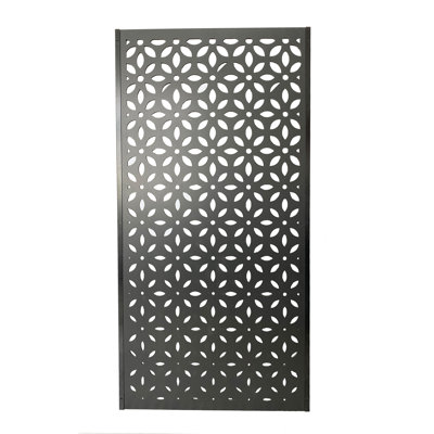 70 in. H x 35 in. W x 0.4 in. D Composite Decorative Privacy Screen Panel w/ C-Channel Kit by e-Joy