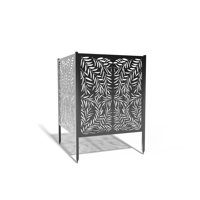 Ultra-durable Outdoor Privacy Screen Fence Panel Kit – No-dig Wicker Panel Set, Ideal For Trash Can Enclosure, Ac Hider & Pool Equipment Screening by e-Joy