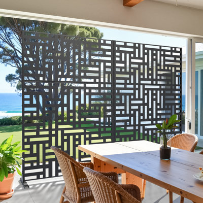 Metal Outdoor Privacy Screen by Lumioca