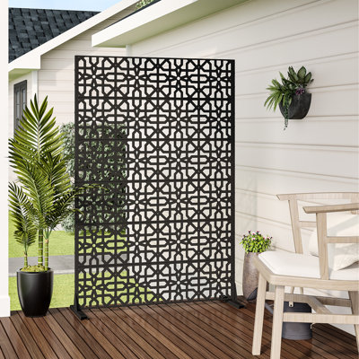 72"x 47" Outdoor Rectangular Metal Privacy Screen by Lumioca