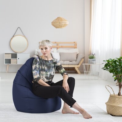 Brava Standard Bean Bag Chair & Lounger by Ebern Designs