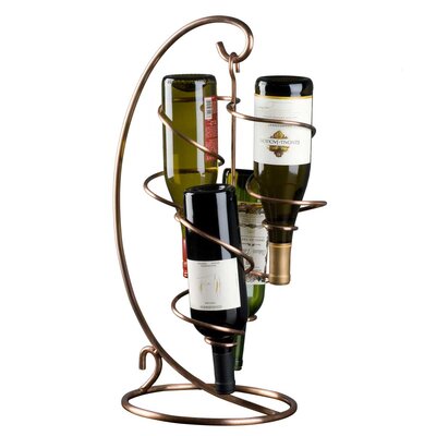 Tendril 4 Bottle Tabletop Wine Bottle Rack