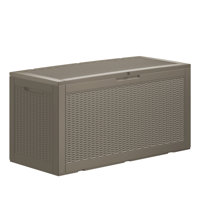 Emperic Design 100 Gallon Water Resistant Resin Lockable Deck Box by Emperic Design