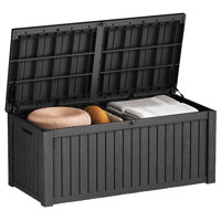 Emperic Design 150 Gallon Water Resistant Resin Lockable Deck Box by Emperic Design