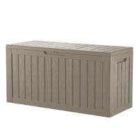Emperic Design 80 Gallons Water Resistant Resin Lockable Deck Box