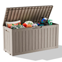 75-gal Water Resistant Resin Lockable Deck Box by Emperic Design