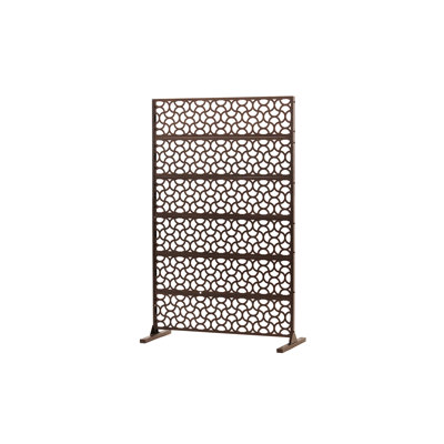 Yoan Patio Outdoor Privacy Screen 6 - Panel Freestanding, Decorative Room Divider by EASCOM