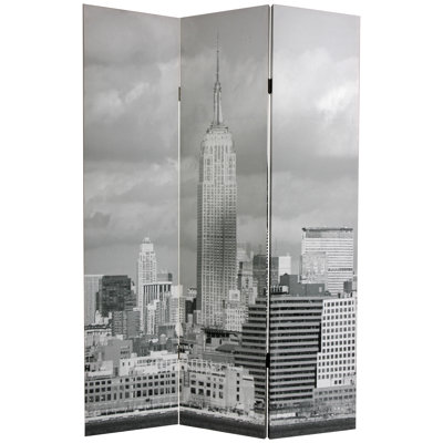 New York Scenes 3 Panel Room Divider