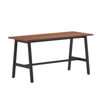 Corbin Rectangular Commercial Conference Table with Laminate Top and A-Frame Base by 17 Stories