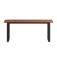 Corbin Rectangular Commercial Conference Table with Laminate Top and U-Frame Base by 17 Stories