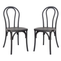 Statice Indoor And Outdoor Commercial Grade Wood Look Resin Thonet Style Chair by Lark Manor