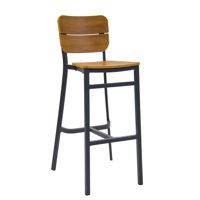 31” Teak Patio Bar Stool by ERF, Inc.