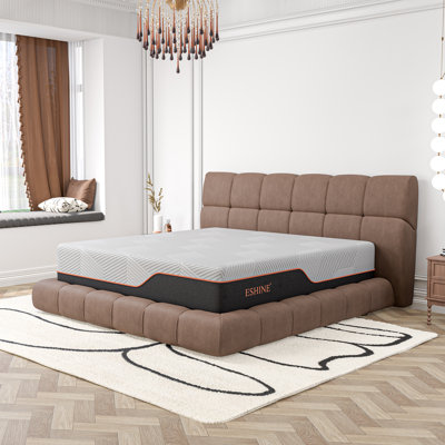 14 Inch Ultra-Plush Gel Memory Foam Black Mattress Infused With Green Tea Extract by Alwyn Home