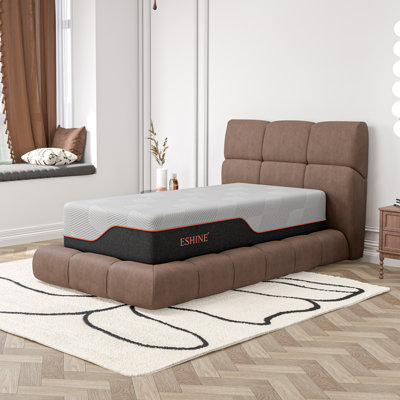 14 Inch Ultra-Plush Gel Memory Foam Black Mattress Infused With Green Tea Extract by Alwyn Home