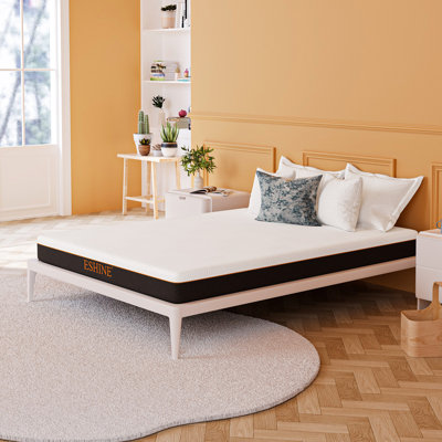 8" Firm Support Memory Foam Mattress with Green Tea Comfort Layer & Graphene Knit Cover – 100-Night Free Trial by ESHINE