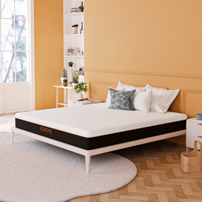 10" Medium Memory Foam Mattress with Green Tea–Infused Foam & Graphene Cover– 100-Night Free Trial by ESHINE