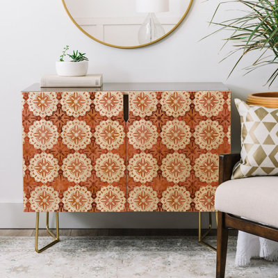 Boho Medallion Desert Server by East Urban Home