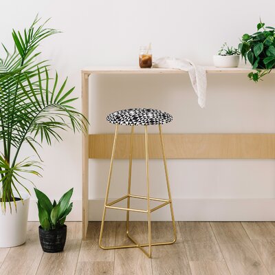 Heather Dutton Rhythm Black 30" Bar Stool