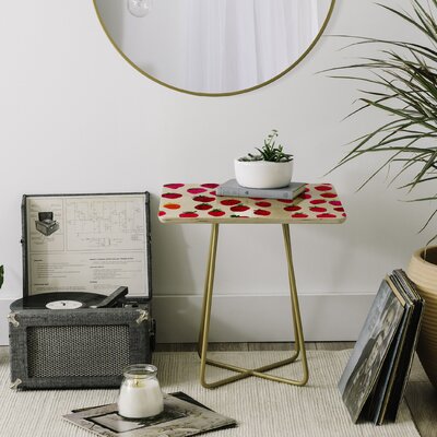 Amy Sia Strawberry Fruit End Table by East Urban Home