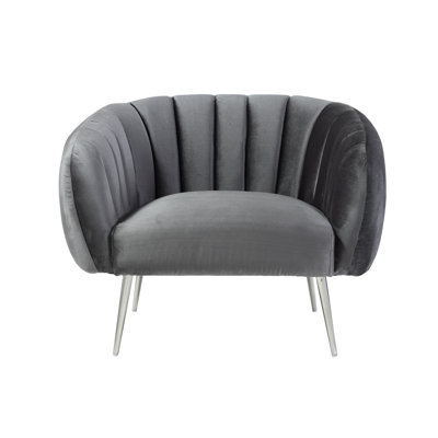 Hilda 34" Wide Velvet Lounge Chair by Willa Arlo Interiors