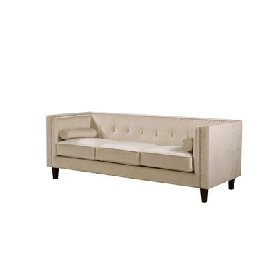 Kittleson 83" Velvet Square Arm Sofa
