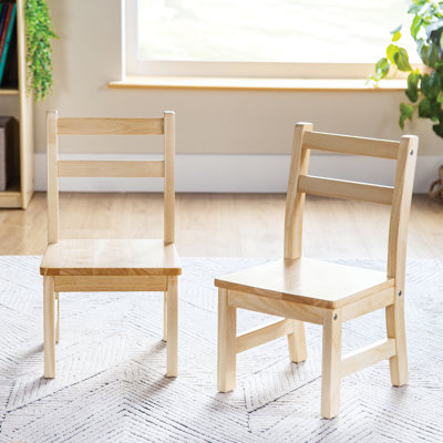 EdQ Hardwood Chairs (RTA Set of 2) by Guidecraft