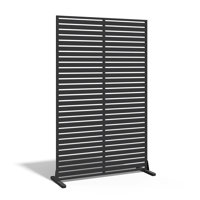 Extra-Sturdy 72" Room Divider – Windproof Outdoor/Indoor Privacy Screen With 0.8" Quiet Panels & Secure Ground Stakes by GlasFlength