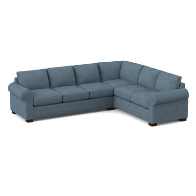 119" Wide Corner Sectional by Edgecombe Furniture