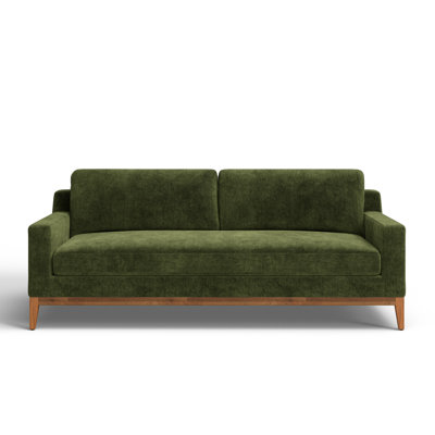 Rayana 90" Velvet Square Arm Sofa