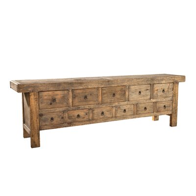 11 Drawer 114" W Solid Wood Dresser by Furniture Classics