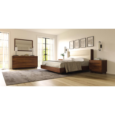 Sloane 6 Drawer 66.13" W Solid Wood Double Dresser