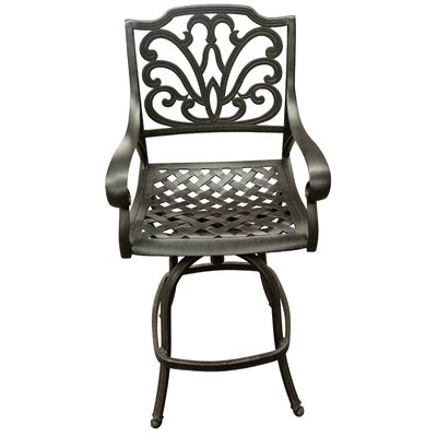 Racette 29.5" Patio Bar Stools by Fleur De Lis Living