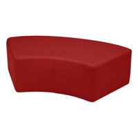 Pro Series Upholstered S Curve Ottoman 12" Height by Factory Direct Partners