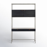 Loki Solid Wood Writing Desk with Hutch by Joss & Main