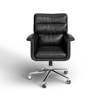 Savita Genuine Leather Executive Chair by Birch Lane