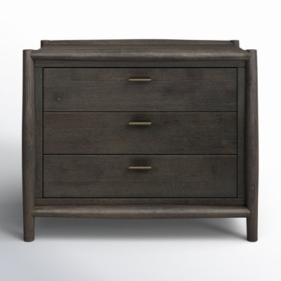 Cayenne 3 - Drawer Solid Wood Nightstand by Birch Lane