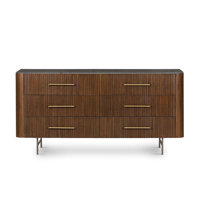 Geira Fluted 6 - Drawer Dresser by AllModern