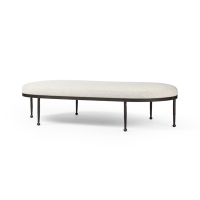 Cielo Corinne Cocktail Ottoman -crete Pebble by Wade Logan