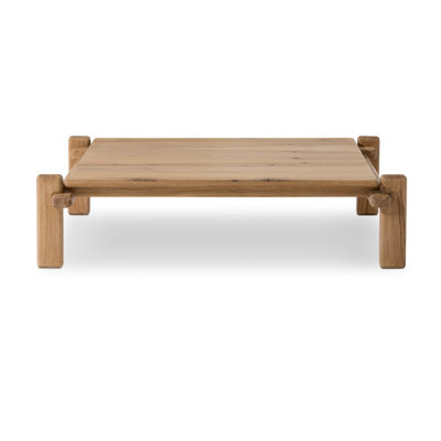 Feride Coffee Table-Reclaimed French Oak by Millwood Pines