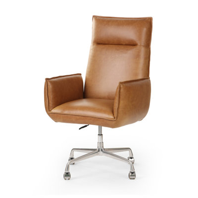 Nakasi Desk Chair-Chaps Saddle