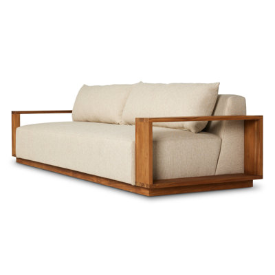 Mather Outdoor Metal Sofa-106" by AllModern