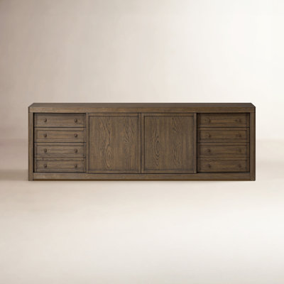 Fuaad Media Console-Fawn Oak