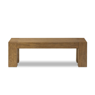 Graceson Solid Wood Bench by Millwood Pines