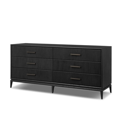 Jake 6 Drawer Dresser-Oak Veneer by George Oliver