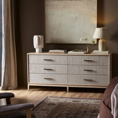 Jake 6 Drawer Dresser-Oak Veneer by George Oliver
